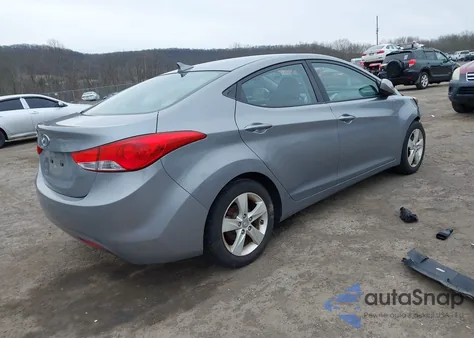 2013 Hyundai Elantra Gls from USA, damaged, VIN KMHDH4AE1DU705721